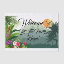 Berg & Bos Zonsondergang Verjaardag Tissuepapier