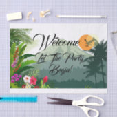 Berg & Bos Zonsondergang Verjaardag Tissuepapier (Craft)