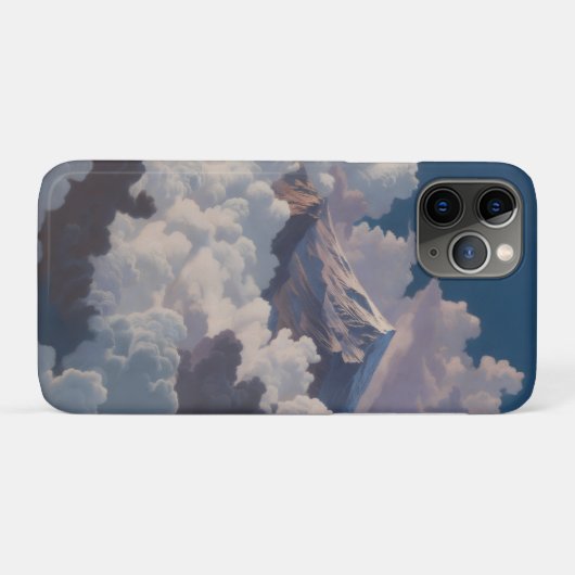 Berg boven de wolken Case-Mate iPhone case (Achterkant (horizontaal))