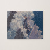 Berg boven de wolken legpuzzel (Horizontaal)