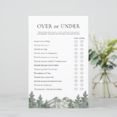 Berg boven of onder Vrijgezellenfeest (Staand voorkant)