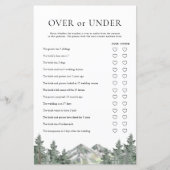 Berg boven of onder Vrijgezellenfeest (Voorkant)