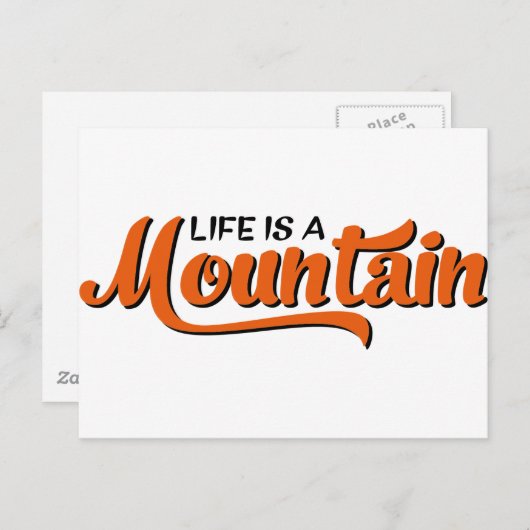 Berg Briefkaart (Voorkant / Achterkant)