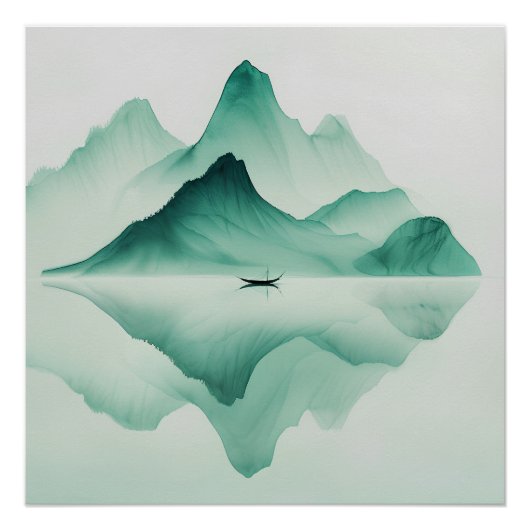 Berg Brumeuse Perfect Poster (Voorkant)