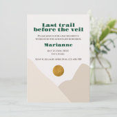 Berg Camping Bachelorette Weekend Kaart (Staand voorkant)