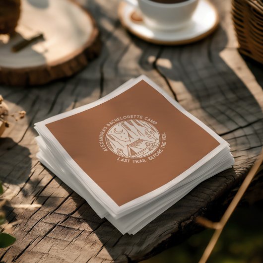 Berg Camping Weekend Bachelorette Servet