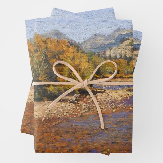 Berg Colorado-Herfst Inpakpapier Vel (In situ)