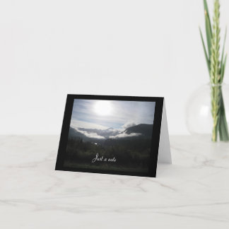 Berg Dawn Just een Nota Kaart