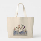 Berg Eenzaamheid Grote Tote Bag (Achterkant)