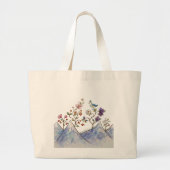 Berg Eenzaamheid Grote Tote Bag (Voorkant)