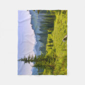 Berg- en boslandschap Washington State Fleece Deken (Voorkant)