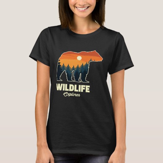 Berg- en bosscène 14 t-shirt (Voorkant)