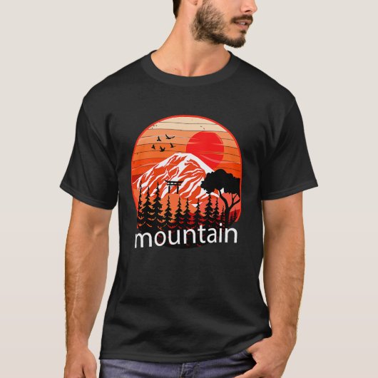 Berg- en bosscène 31 t-shirt (Voorkant)
