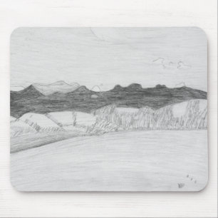 Berg en duinen mousepad muismat