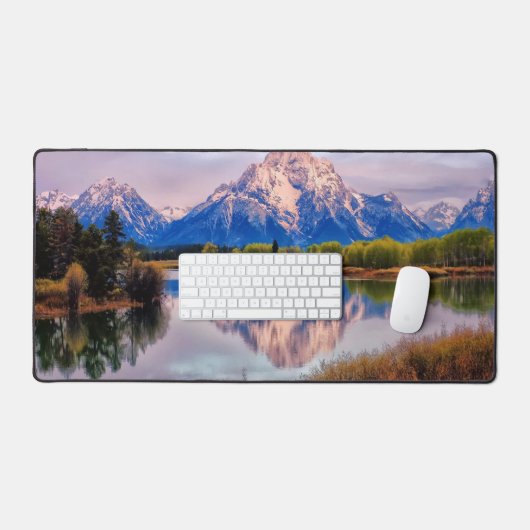 Berg en meer bureaumat (Keyboard & Muis)