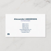 Berg- en meerlandschap - Fotograaf Visitekaartje (Achterkant)