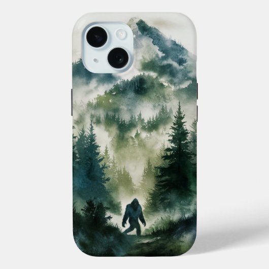 Berg en Sasquatch Case-Mate iPhone Case (Achterkant)