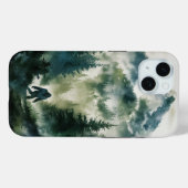 Berg en Sasquatch Case-Mate iPhone Case (Achterkant (horizontaal))