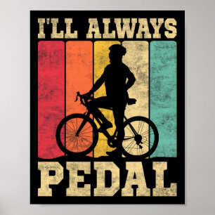 Berg Fiets Mountainbike Fietser Weg Fietser Enthou Poster