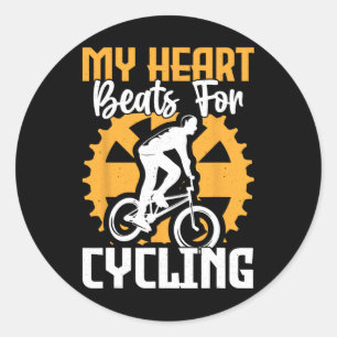 Berg Fietsen Wielrenner Weg Fiets Wielrijder En Ronde Sticker