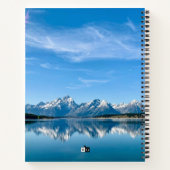 Berg Gedekte Spiral Notitieboek Grand Tetons (Achterkant)