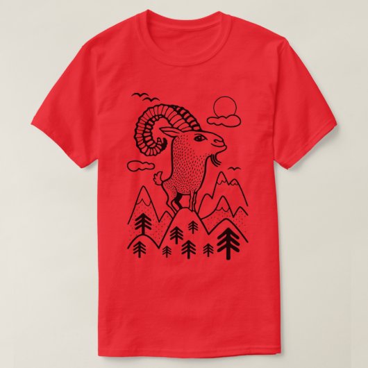 Berg Geitte (3) T-shirt (Design voorkant)