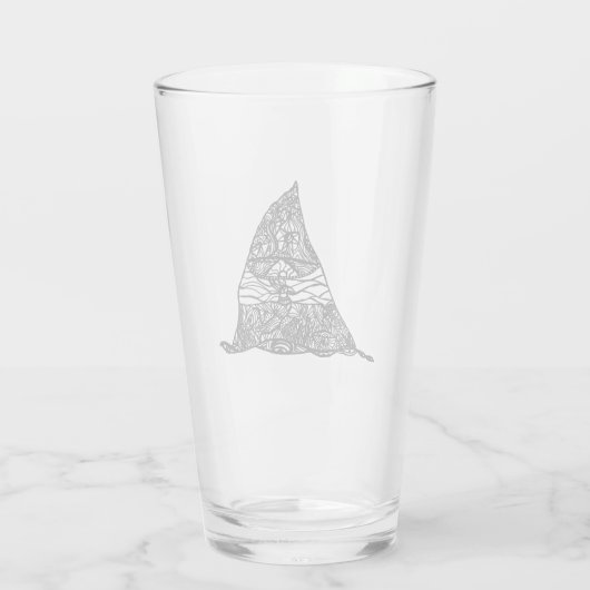 “Berg” - Glas (Achterkant)