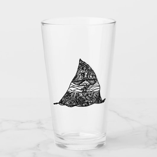 “Berg” - Glas (Voorkant)