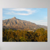 Berg in de Sierra Blanca Poster (Voorkant)