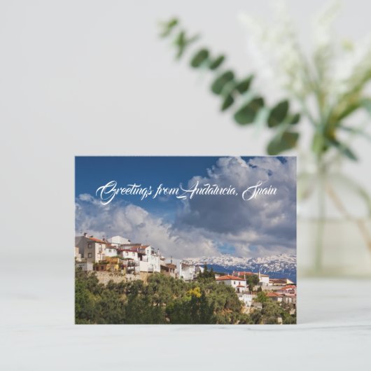 Berg in het Briefkaart Spanje (Staand voorkant)