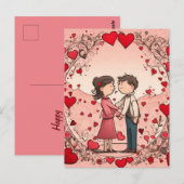 Berg in love briefkaart (Voorkant / Achterkant)