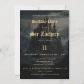 *~* Berg Kasteel Middeleeuwse Fantasie AP88 Verjaa Kaart (Achterkant)