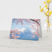 Berg | Kawaguchiko Meer | van Fuji de Lente in Kaart (Gele Bloem)