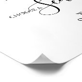 Berg Kies een stoel niet een kant Trouw Poster (Hoek)