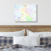 Berg Licht Canvas Print (Insitu (Slaapkamer))