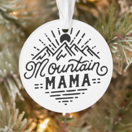 Berg mama retro boho ornament
