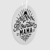 Berg mama retro boho ornament (voorkant)