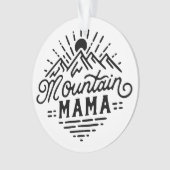Berg mama retro boho ornament (voorkant)