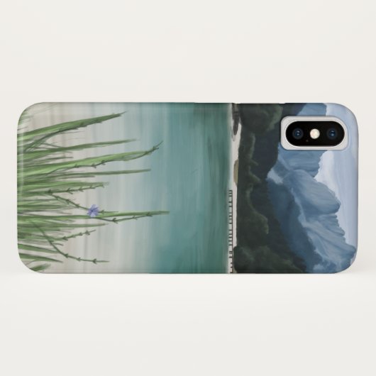 Berg met meerontwerp Case-Mate iPhone case (Achterkant (horizontaal))