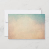 Berg met zonnestralen Hartelijk dank Bedankkaart (Achterkant)