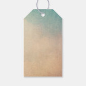 Berg met zonnestralen Hartelijk dank Cadeaulabel (Achterkant)