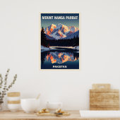 Berg Nanga Parbat V04 Poster (Keuken)