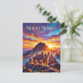 Berg Nemrut Turkije Briefkaart (Staand voorkant)