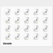 Berg niet ronde sticker (Vel)