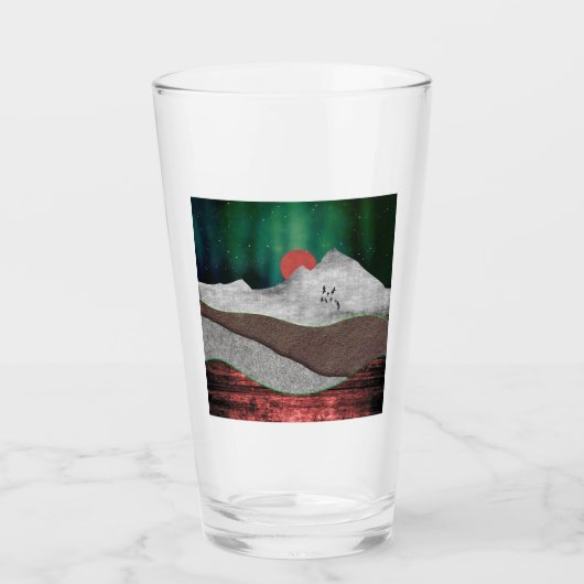 Berg Noorderlicht Glas (Voorkant)