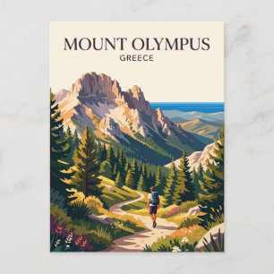Berg Olympus Griekenland Briefkaart