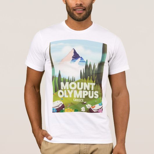 Berg Olympus Griekenland T-shirt (Voorkant)