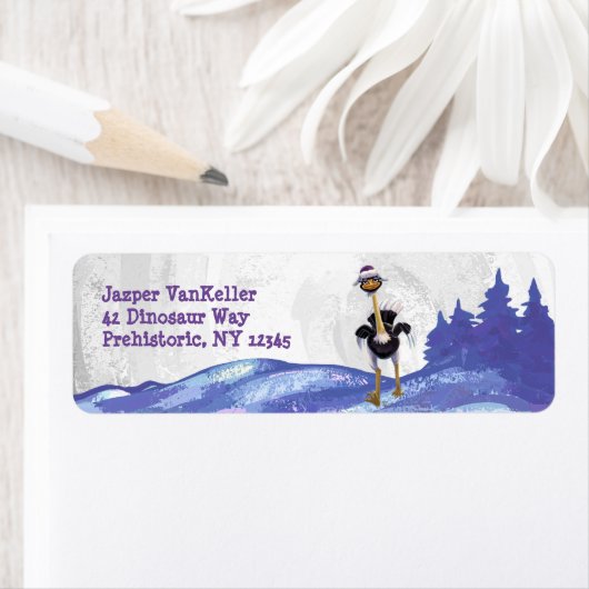 Berg onderweg naar Ostrich Etiket (Insitu)