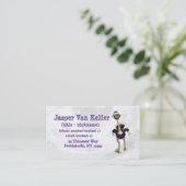 Berg onderweg naar Ostrich Visitekaartje (Staand voorkant)