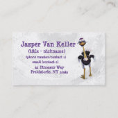 Berg onderweg naar Ostrich Visitekaartje (Voorkant)